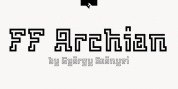 FF Archian Stencil Pro font download