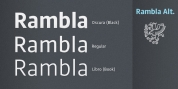 Rambla Alt font download