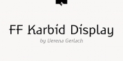 FF Karbid Display Pro font download
