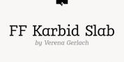 FF Karbid Slab Pro font download