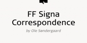 FF Signa Correspondence Pro font download