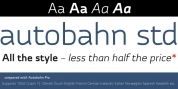 Autobahn Std font download