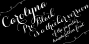 Carolyna Pro Black font download
