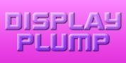 Display Plump font download