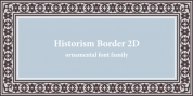 Historism Border 2D font download