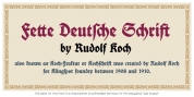 Fette Deutsche Schrift font download