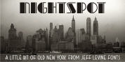 Nightspot JNL font download