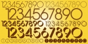 Display Digits Eight font download