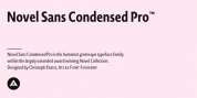 Novel Sans Condensed Pro font download