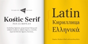 Kostic Serif font download