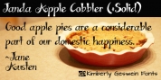 Janda Apple Cobbler font download