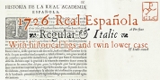 1726 Real Española font download