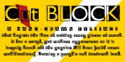 Cut Block font download