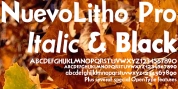 Nuevo Litho font download