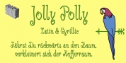 Jolly Polly font download