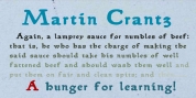 Martin Crantz font download