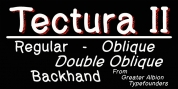 Tectura II font download