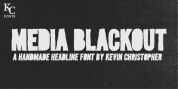 Media Blackout font download