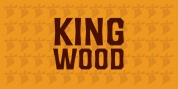 King Wood font download