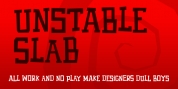 Unstable Slab font download