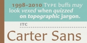 Carter Sans font download