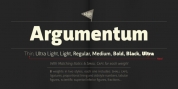 Argumentum font download