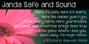 Janda Safe And Sound font download