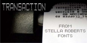 Transaction SRF font download