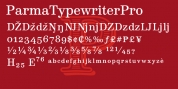 Parma Typewriter Pro font download