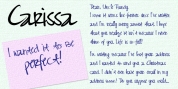 Carissa font download