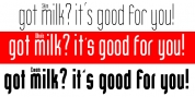 Got Milk font download