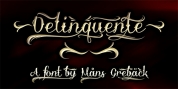 Delinquente font download