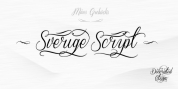 Sverige Script font download