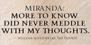 Miranda Pro font download