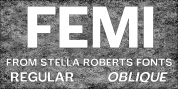 Femi SRF font download