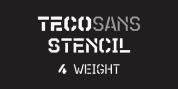 TecoSans Stencil font download