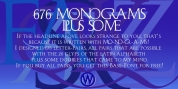 Monogramma font download