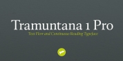 Tramuntana 1 Pro font download