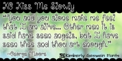 KG Kiss Me Slowly font download