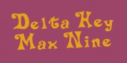 Delta Hey Max Nine font download