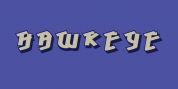 Hawkeye font download