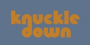 Knuckle Down font download