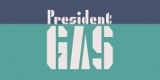 President Gas font download