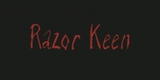 Razor Keen font download