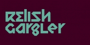 Relish Gargler font download