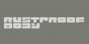 Rustproof Body font download