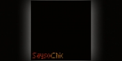 Sayso Chic font download