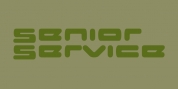 Senior Service font download