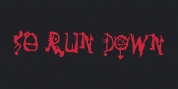 So Run Down font download