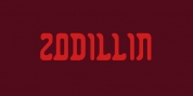 Zodillin font download